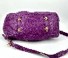 sac marc by marc jacobs en cuir violet à bandoulière classic q baby grovee