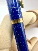 stylo bille parker à poussoir laqué lapis lazuli