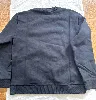 sweat chanel logo cc en molleton de coton noir