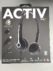 t'nb activ 200s - micro - casque - circum - aural - filaire - jack 3,5mm - noir