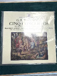 vinyle cinq concertos pour trompette, violon & hautbois (1970, france)