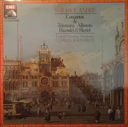 vinyle maurice andré, english chamber orchestra, charles mackerras - trumpet concertos by albinoni - handel - telemann - hertel (1