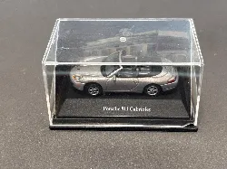 voiture miniature 1/72 porsche 911 cabriolet - grise