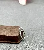 110972 bague noeud pavé d'oxydes  argent 925 millième (22 ct) 1,5