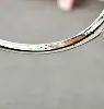 110972 bague noeud pavé d'oxydes  argent 925 millième (22 ct) 1,5