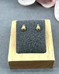 330209 boucles d'oreille puces coccinelle