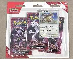 asmodee pokémon ev10 : pack 3 boosters 10 min extension de jeu de carte