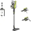 aspirateur balai hoover sans fil 22v hf110h gris et vert