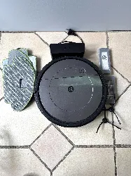 aspirateur robot irobot roomba combo r113840 gris et noir