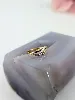 bague 2 or motif plumes or 750 millième (18 ct) 1,10g