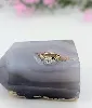bague 2 ors motif rubans croisés centré d'un oxyde or 375 millième (9 ct) 1,31g