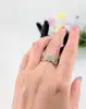 bague 2 ors rubans croisés avec une pavage d'oxydes or 375 millième (9 ct) 2,54g