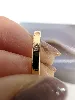 bague en 2 ors centrée d'une perle épaulée de petits diamants or 750 millième (18 ct) 4,61g