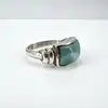 bague en argent larimar t56 argent 925 millième (22 ct) 7,41g