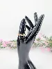 bague en or sertie de 3 lignes de diamants environ 0,39ct au total or 750 millième (18 ct) 3,31g