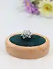bague fleur en or blanc motif vidé sertie de petits diamants or 375 millième (9 ct) 2,03g