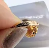 bague medaille d'amour augis or 750 millième (18 ct) 5,47g