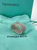 bague souple tiffany & co somerset argent en maille tissée argent 925 millième (22 ct) 8,55g