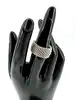 bague souple tiffany & co somerset argent en maille tissée argent 925 millième (22 ct) 8,55g