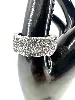 bague swarovski cocktail dextera en cristaux et métal rhodié forme octogonale