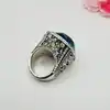 bague swarovski pierre bleu clair t52