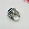 bague swarovski pierre bleu clair t52