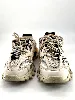 baskets balenciaga modèle track blanc gris et orange
