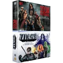 blu-ray doom patrol - saison 1 + titans - saison 1 - pack