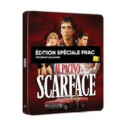 blu-ray scarface (1983) édition collector limitée spéciale fnac steelbook 4k ultra hd