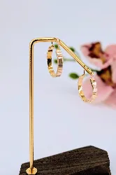 boucles d'oreilles créoles en or or 750 millième (18 ct) 3,33g
