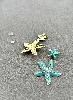 boucles d'oreilles en motif étoile de mer en émail et oxydes