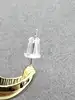 boucles d'oreilles forme goutte d'eau en acier doré