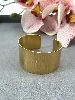 brac bracelet manchette ouvert effet martelé