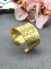 brac bracelet manchette ouvert effet martelé