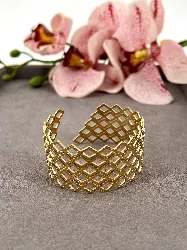 brac bracelet manchette ouvert géométrique