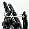 bracelet bracelet rivière serti d'oxydes en acier doré l16-21 cm