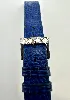 bracelet de montre dior en lézard bleu roi