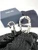 bracelet double tour dior homme cd icon en cuir tressé noir