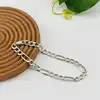 bracelet en argent maille figaro l19,5cm argent 925 millième (22 ct) 7,60g