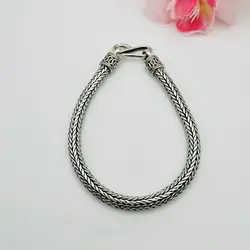 bracelet en argent maille palmier l20,5cm argent 925 millième (22 ct) 28,8 g
