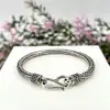 bracelet en argent maille palmier l20,5cm argent 925 millième (22 ct) 28,8 g