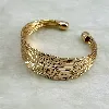 bracelet jonc multi-rangs doré