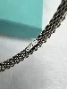 bracelet jonc tiffany & co maille tressée argent 925 millième (22 ct) 10,04g