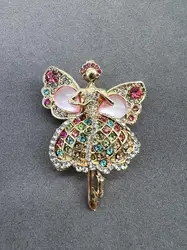 broche fée pavé d'oxydes