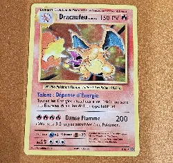 carte pokémon dracaufeu niv 76 11/108 holo