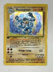 carte pokémon holo mackogneur 8/102 set de base edition 1 wizards fr