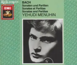 cd bach, yehudi menuhin - sonatas and partitas for solo violin (1989)