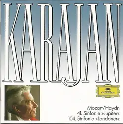 cd karajan, mozart / haydn - 41. sinfonie »jupiter« / 104. sinfonie »londoner«