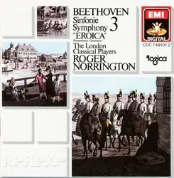 cd london classical players, roger norrington, ludwig van beethoven - symphony 3 eroica (1992)