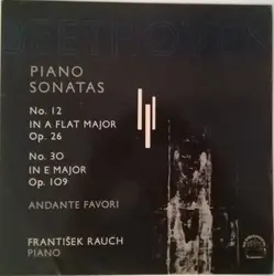 cd ludwig van beethoven / františek rauch - piano sonatas nos. 12 and 30 (1966)